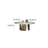 Curved Stain Resistant Sofa Seating Group with Table Image - 29