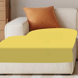 Cushion Back L-Shape Fabric Off-White Large Recliner Sofa Image - 12