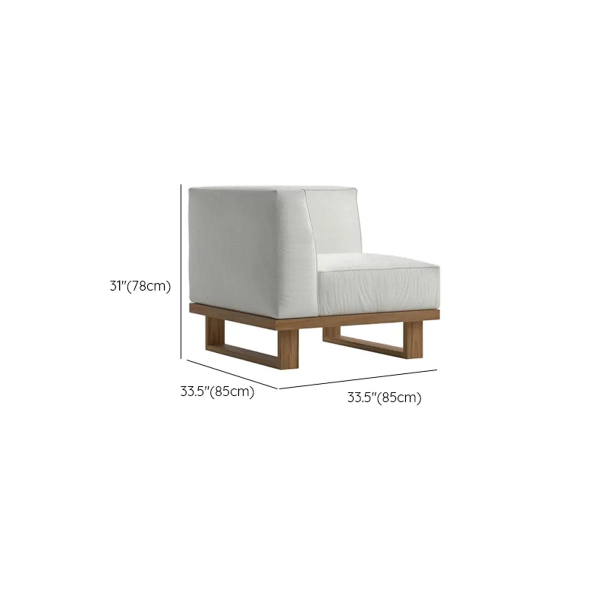 Cushions Included Corner Wood Beige Sectional Sofa Set Image - 16