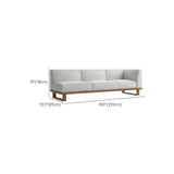 Cushions Included Corner Wood Beige Sectional Sofa Set Image - 21
