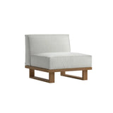 Cushions Included Corner Wood Beige Sectional Sofa Set Image - 2