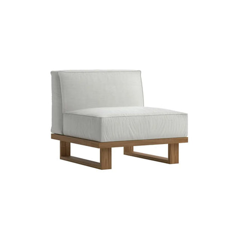 Cushions Included Corner Wood Beige Sectional Sofa Set Image - 2