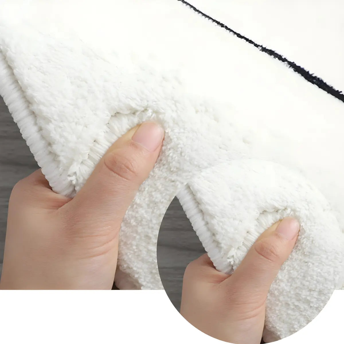 Cute Cat Shaped Polyester Ivory Kids Room Area Rug Image - 7