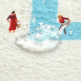 Cute Flower Polyester Anti-Slip Backing Area Rug Image - 4