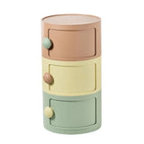 Cylinder Tip Resistant Kids Nightstand with Cabinets Image - 10
