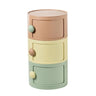 Cylinder Tip Resistant Kids Nightstand with Cabinets Image - 10