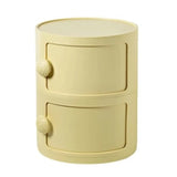 Cylinder Tip Resistant Kids Nightstand with Cabinets Image - 11