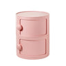 Cylinder Tip Resistant Kids Nightstand with Cabinets Image - 15