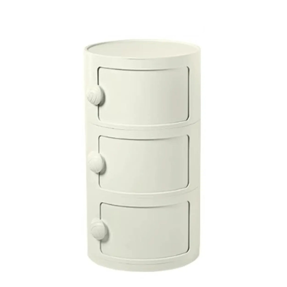 Cylinder Tip Resistant Kids Nightstand with Cabinets Image - 20