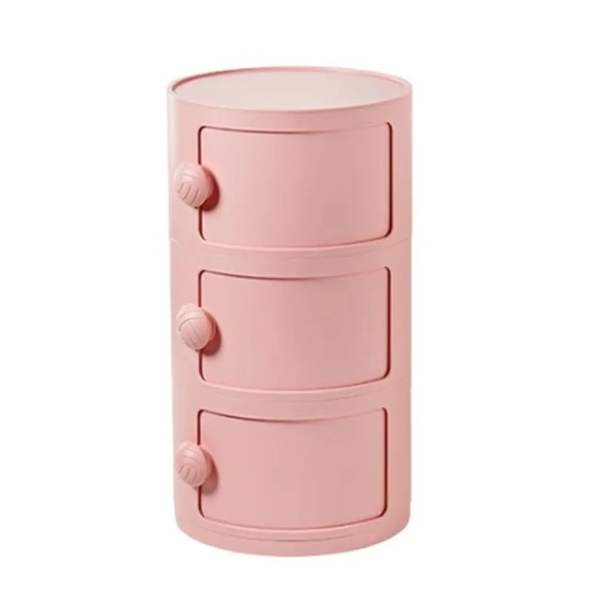 Cylinder Tip Resistant Kids Nightstand with Cabinets Image - 28