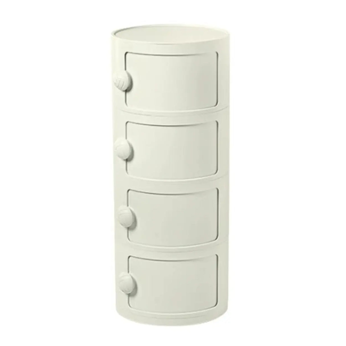 Cylinder Tip Resistant Kids Nightstand with Cabinets Image - 32