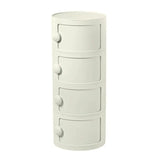 Cylinder Tip Resistant Kids Nightstand with Cabinets Image - 32