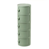 Cylinder Tip Resistant Kids Nightstand with Cabinets Image - 40