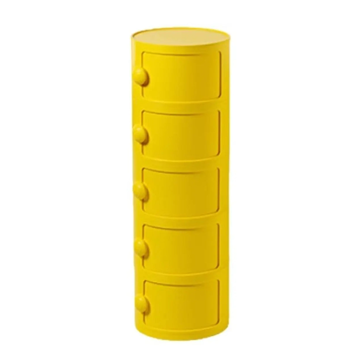 Cylinder Tip Resistant Kids Nightstand with Cabinets Image - 42