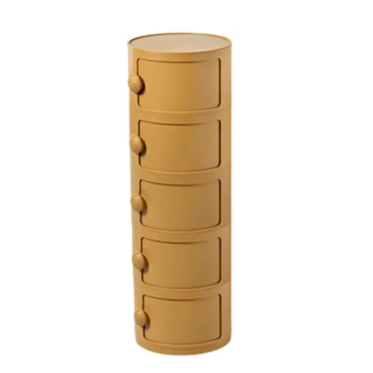 Cylinder Tip Resistant Kids Nightstand with Cabinets Image - 43