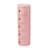 Cylinder Tip Resistant Kids Nightstand with Cabinets Image - 44