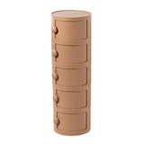 Cylinder Tip Resistant Kids Nightstand with Cabinets Image - 45