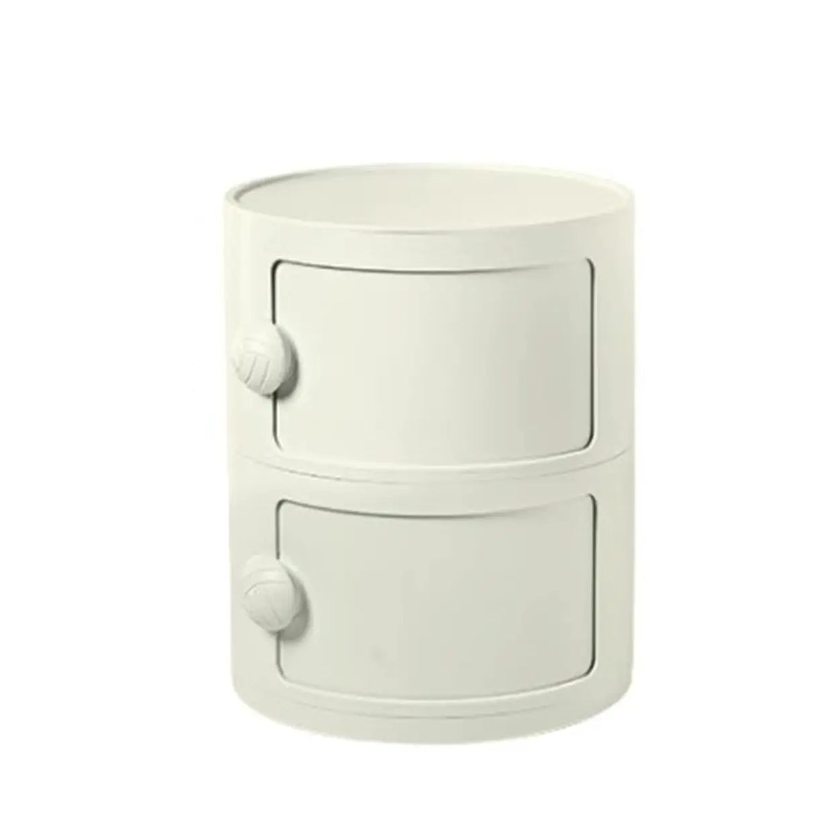 Cylinder Tip Resistant Kids Nightstand with Cabinets Image - 4