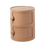 Cylinder Tip Resistant Kids Nightstand with Cabinets Image - 5