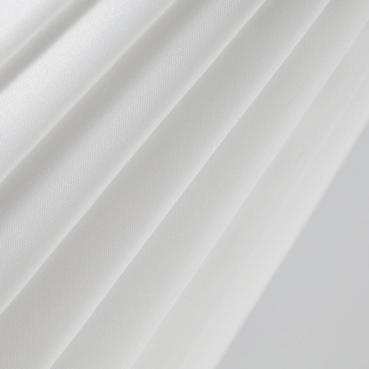 Cylinder White Pleated Glass Bedroom Wall Sconce Image - 11