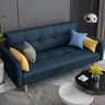 Dark Gray Reclining Biscuit Back Square Arm Loveseat Image - 12