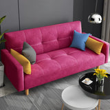 Dark Gray Reclining Biscuit Back Square Arm Loveseat Image - 17