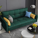 Dark Gray Reclining Biscuit Back Square Arm Loveseat Image - 19