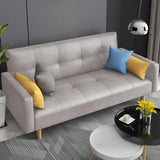 Dark Gray Reclining Biscuit Back Square Arm Loveseat Image - 20