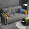 Dark Gray Reclining Biscuit Back Square Arm Loveseat Image - 21