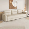 Dark Gray Scratch Resistant Cloth Cushion Back Sofa Image - 7