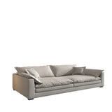 Dark Gray Stain Resistant Abrasive Cloth Foam Fill Sofa Image - 7