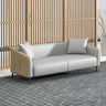 Dark Gray Waterproof Leather Sofa Set for Reception Image - 16