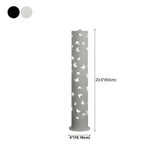 Decorative Butterfly Pattern Cylinder Metal Floor Lamp #size