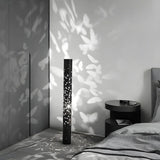 Decorative Butterfly Pattern Cylinder Metal Floor Lamp Image - 5