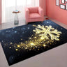 Decorative Christmas Red Polyester Santa Area Rug Image - 10