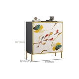Decorative Elephant Wood Console Table with Cabinet Image - 14