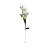 Decorative Plastic Lily Bouquet LED Landscape Lighting Image - 5