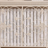 Decorative Rectangular Iron Wooden Foyer Console Table Image - 8