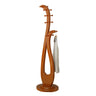 Decorative Wood Cherry Freestanding Coat Rack Image - 10