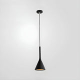 Dining Room Adjustable Cone Pendant Light with Canopy Image - 2