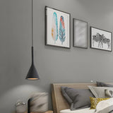 Dining Room Adjustable Cone Pendant Light with Canopy Image - 22
