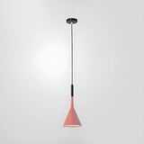 Dining Room Adjustable Cone Pendant Light with Canopy Image - 9