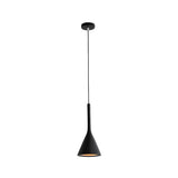 Dining Room Adjustable Cone Pendant Light with Canopy Image - 10