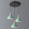 Dining Room Adjustable Iron Unique-Shaped Pendant Light Image - 10