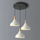 Dining Room Adjustable Iron Unique-Shaped Pendant Light Image - 11