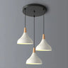 Dining Room Adjustable Iron Unique-Shaped Pendant Light Image - 11