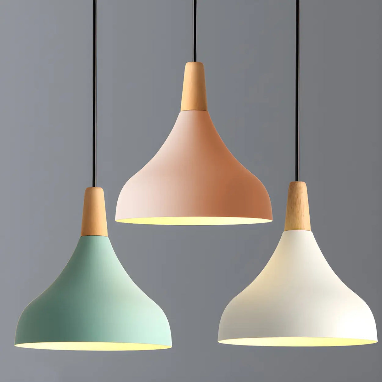 Dining Room Adjustable Iron Unique-Shaped Pendant Light Image - 13