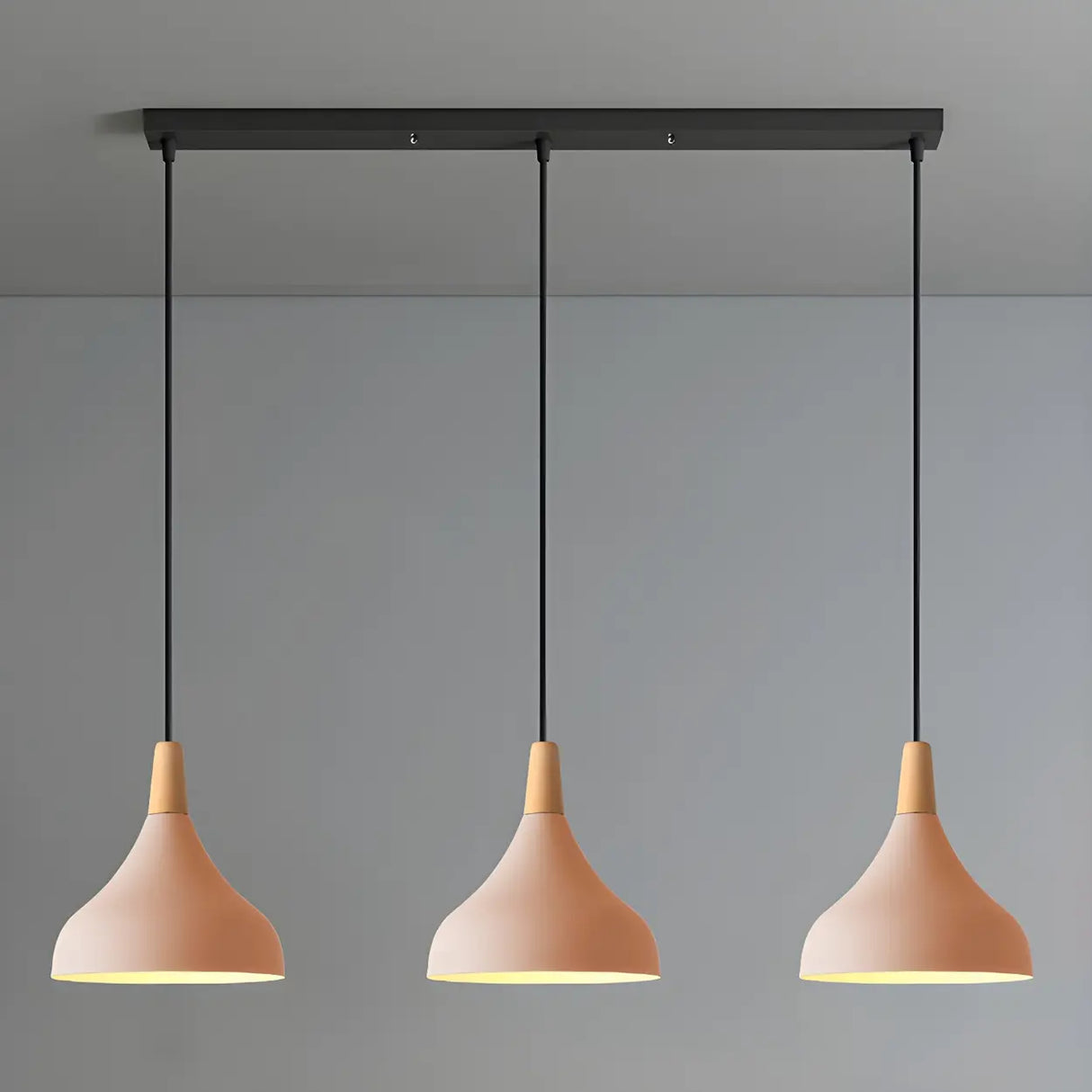 Dining Room Adjustable Iron Unique-Shaped Pendant Light Image - 3