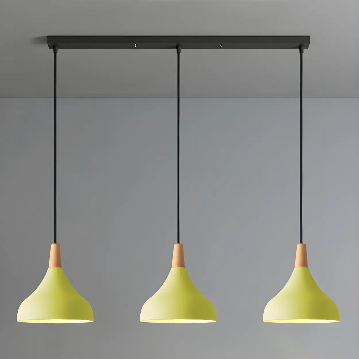 Dining Room Adjustable Iron Unique-Shaped Pendant Light Image - 6