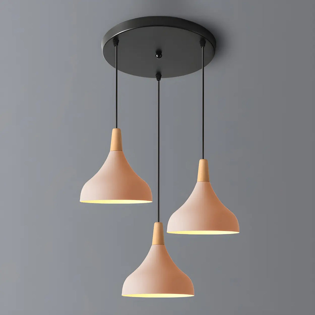 Dining Room Adjustable Iron Unique-Shaped Pendant Light Image - 9